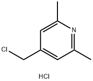 4-(Chloromethyl)-2,6-dimethylpyridine hydrochloride Structure