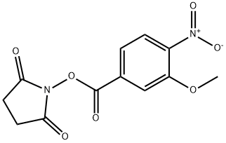 N-Succinimidyl 3-Methoxy-4-nitrobenzoate Struktur