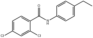 2,4-dichloro-N-(4-ethylphenyl)benzamide,200710-76-5,结构式