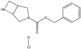 BENZYL 3,6-DIAZABICYCLO[3.2.0]HEPTANE-3-CARBOXYLATE HYDROCHLORIDE, 2007919-22-2, 结构式