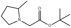 2-(2-甲基-1-吡咯烷基)乙酸叔丁酯, 2015655-98-6, 结构式