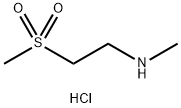 N-甲基-2-(甲基磺酰基)乙胺盐酸盐,202197-60-2,结构式