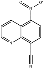 5-硝基喹啉-8-甲腈, 205046-59-9, 结构式