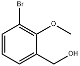 (3-Bromo-2-methoxyphenyl)methanol Structure