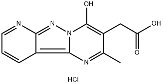 2-(4-hydroxy-2-methylpyrido[2',3':3,4]pyrazolo[1,5-a]pyrimidin-3-yl)acetic acid hydrochloride|