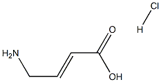 4-Aminocrotonic Acid Hydrochloride Struktur