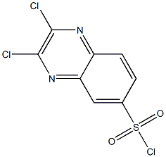 2,3-二氯喹喔啉-6-磺酰氯,2149-05-5,结构式