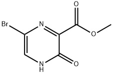6-溴-3-氧代-3,4-二氢吡嗪-2-羧酸甲酯, 21874-61-3, 结构式
