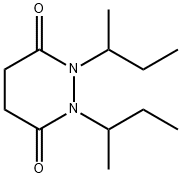 1,2-BIS(1-METHYLPROPYL)-4,5-DIHYDRO-3,6(1H,2H)-PYRIDAZINEDIONE Struktur