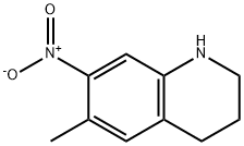 1,2,3,4-tetrahydro-6-methyl-7-nitroquinoline,222832-59-9,结构式