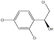 (S)-2,4-dichloro-a-(chloromethyl)-benzenemethanol 化学構造式