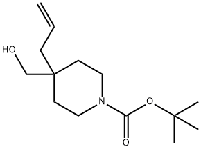 4-Allyl-4-Hydroxymethyl-Piperidine-1-Carboxylic Acid Tert-Butyl Ester Structure