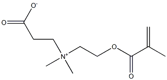 3-[[2-(甲基丙烯酰氧)乙基]二甲基铵]丙酸酯,24249-95-4,结构式