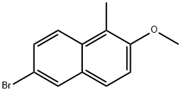 6-Bromo-2-methoxy-1-methylnaphthalene Structure