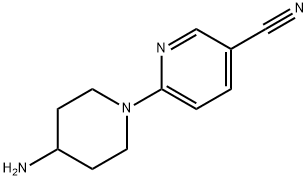 6-(4-aminopiperidin-1-yl)nicotinonitrile Struktur