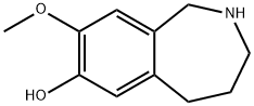 1H-2-Benzazepin-7-ol, 2,3,4,5-tetrahydro-8-methoxy- Struktur
