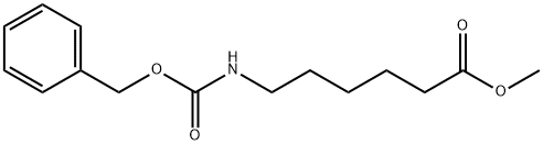 6-[(ベンジルオキシカルボニル)アミノ]ヘキサン酸メチル 化学構造式