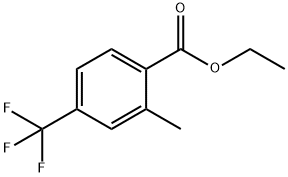 2-甲基-4-(三氟甲基)苯甲酸乙酯, 256232-92-5, 结构式