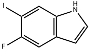 5-Fluoro-6-iodo-1H-indole Structure