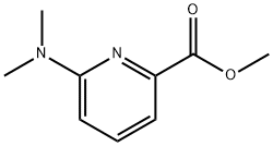 6-Dimethylamino-pyridine-2-carboxylic acid methyl ester 化学構造式