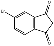 5-Bromo-1,3-indandione 化学構造式