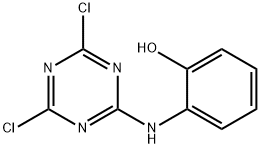 2-(4,6-Dichloro-[1,3,5]triazin-2-ylamino)-phenol Struktur