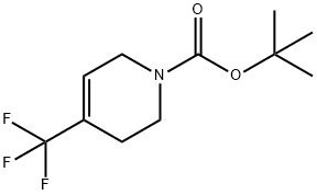 tert-butyl 4-(trifluoromethyl)-5,6-dihydropyridine-1(2H)-carboxylate 结构式