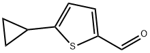 5-环丙基-2-噻吩甲醛, 29481-26-3, 结构式