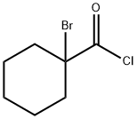 1-bromocyclohexanecarboxylic acid chloride Structure