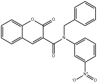 N-benzyl-N-{3-nitrophenyl}-2-oxo-2H-chromene-3-carboxamide|