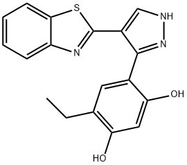 4-[4-(1,3-benzothiazol-2-yl)-1H-pyrazol-3-yl]-6-ethylbenzene-1,3-diol|