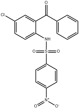 N-[4-chloro-2-(phenylcarbonyl)phenyl]-4-nitrobenzenesulfonamide Structure