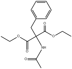 DIETHYL 2-ACETAMIDO-2-BENZYLMALONATE Structure