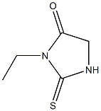 3-ETHYL-2-THIOXOIMIDAZOLIDIN-4-ONE, 32607-37-7, 结构式