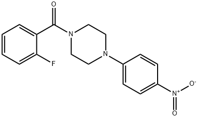 (2-fluorophenyl)[4-(4-nitrophenyl)piperazin-1-yl]methanone|(2-氟苯基)(4-(4-硝基苯基)哌嗪-1-基)甲酮