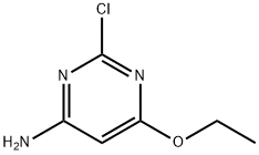 2-Chloro-6-ethoxypyrimidin-4-amine 化学構造式