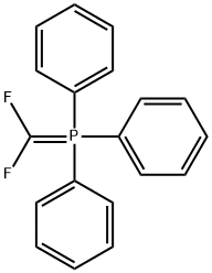 Difluoromethylenetriphenylphosphorane 化学構造式