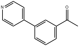 1-[3-(4-Pyridinyl)phenyl]ethanone Structure