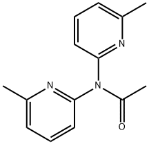 N,N-Bis(6-methylpyridin-2-yl)acetamide Struktur