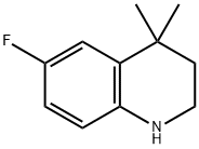 6-Fluoro-4,4-dimethyl-1,2,3,4-tetrahydroquinoline Structure