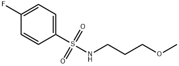 4-fluoro-N-(3-methoxypropyl)benzenesulfonamide Structure