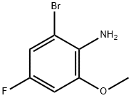 2-bromo-4-fluoro-6-methoxyaniline Structure