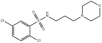 2,5-dichloro-N-[3-(4-morpholinyl)propyl]benzenesulfonamide Structure