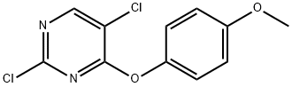 2,5-Dichloro-4-(4-methoxyphenoxy)pyrimidine Structure
