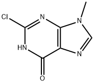 2-chloro-9-methyl-3H-purin-6-one Structure