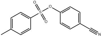 4-[[(4-methylphenyl)sulfonyl]oxy]benzonitrile Structure