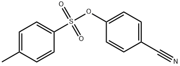 4-[[(4-methylphenyl)sulfonyl]oxy]benzonitrile 化学構造式