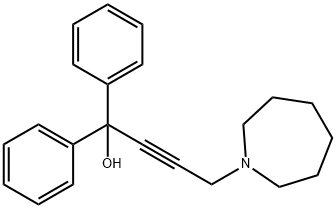4-(azepan-1-yl)-1,1-diphenylbut-2-yn-1-ol Structure