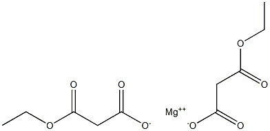 丙二酸单乙酯镁, 37517-78-5, 结构式