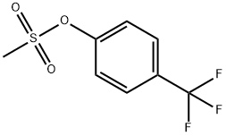 4-(三氟甲基)苯基甲磺酸盐 结构式